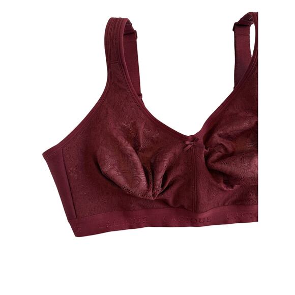 Cacique Lane Bryant Women's 42DD Full Coverage Wireless Lace LIned Comfort Bra - Picture 3 of 10